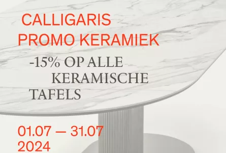 Calligaris - 15% op alle keramische tafels